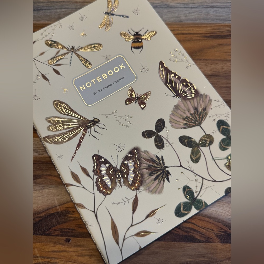 Bruno Visconti Soft Touch Butterflies and Friends Notebook Journal A5 NEW